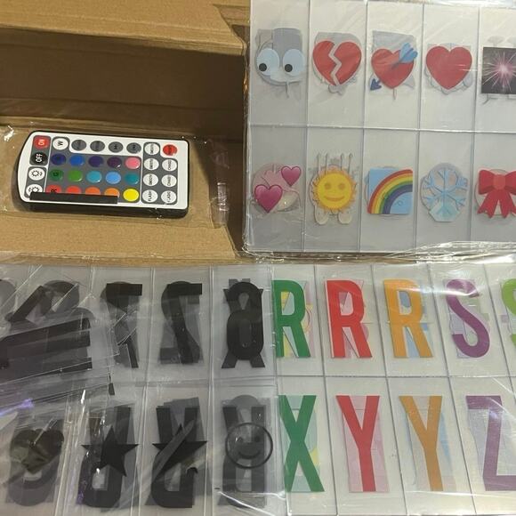 A4 Cinematic LED Light Box Sign with Remote - Picture 3 of 4